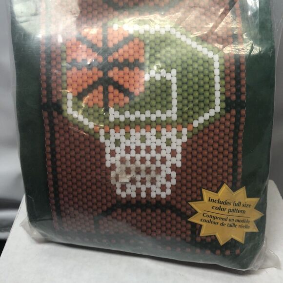 The Beadery Basketball Beaded Banner Kit 9.75x14.75 Craft Project #5391 NIP - Picture 5 of 6